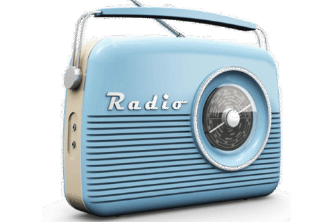 ByronStatics Portable Radio AM FM, Vintage Retro Radio